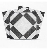 Black and White Peel and Stick Tiles